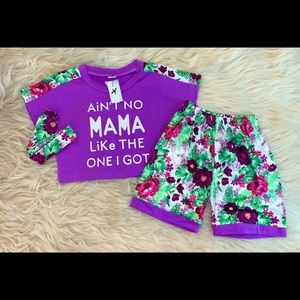 Girls boutique outfit set